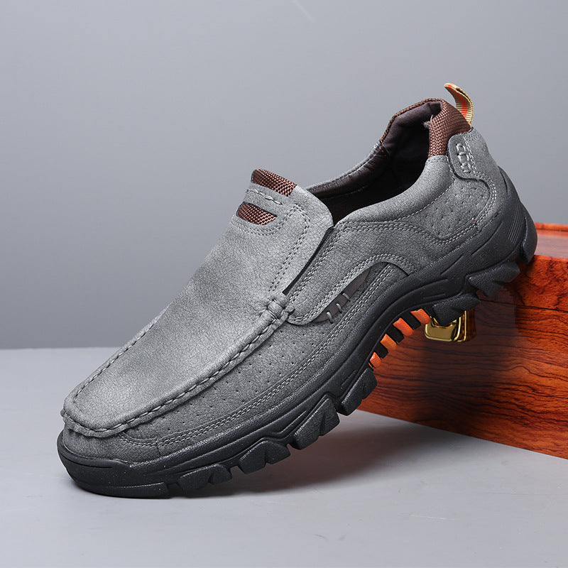 Herrernes Fritids Læder Slipper Sneakers Stilla