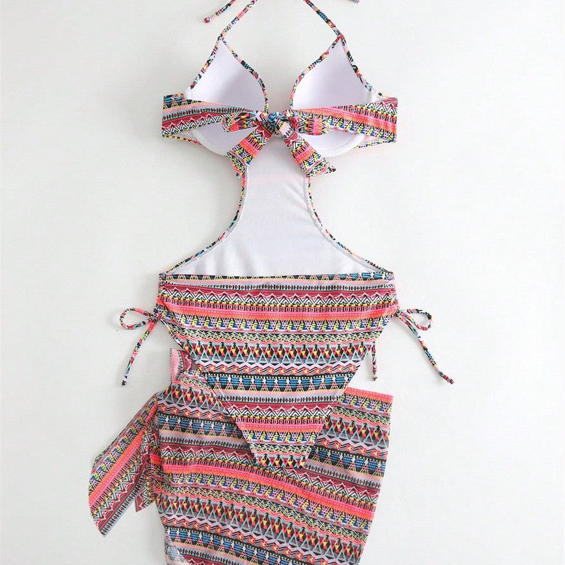 Damebadedragt med trendy cut-out fra Stilla