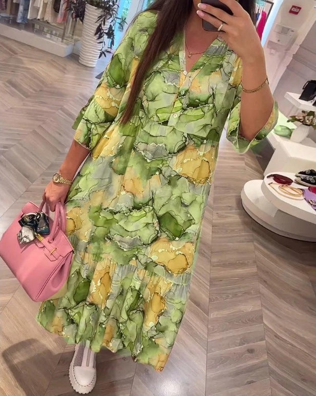 Dame Maxi-Kjole i Bohemian-stil fra Stilla