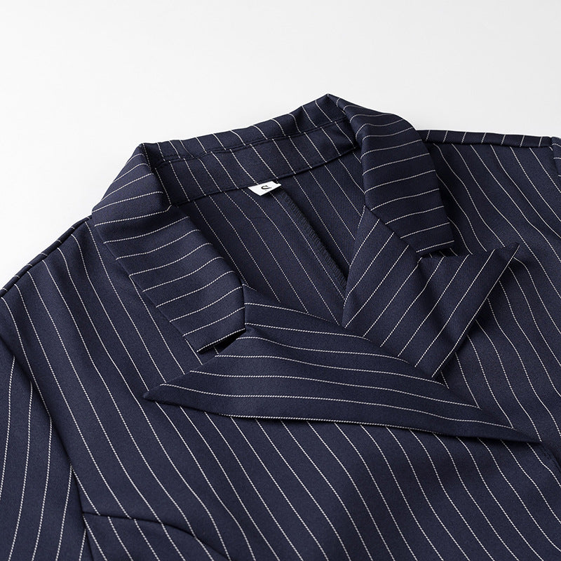 Dame blazer overalls med elegant talje og moderigtige striber Stilla