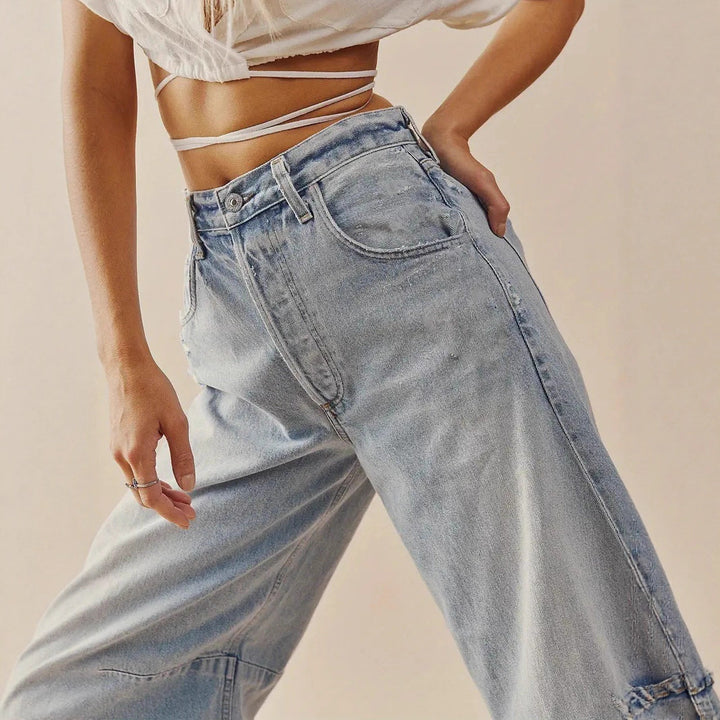 Damer Løse Jeans i Vintage-look Stilla