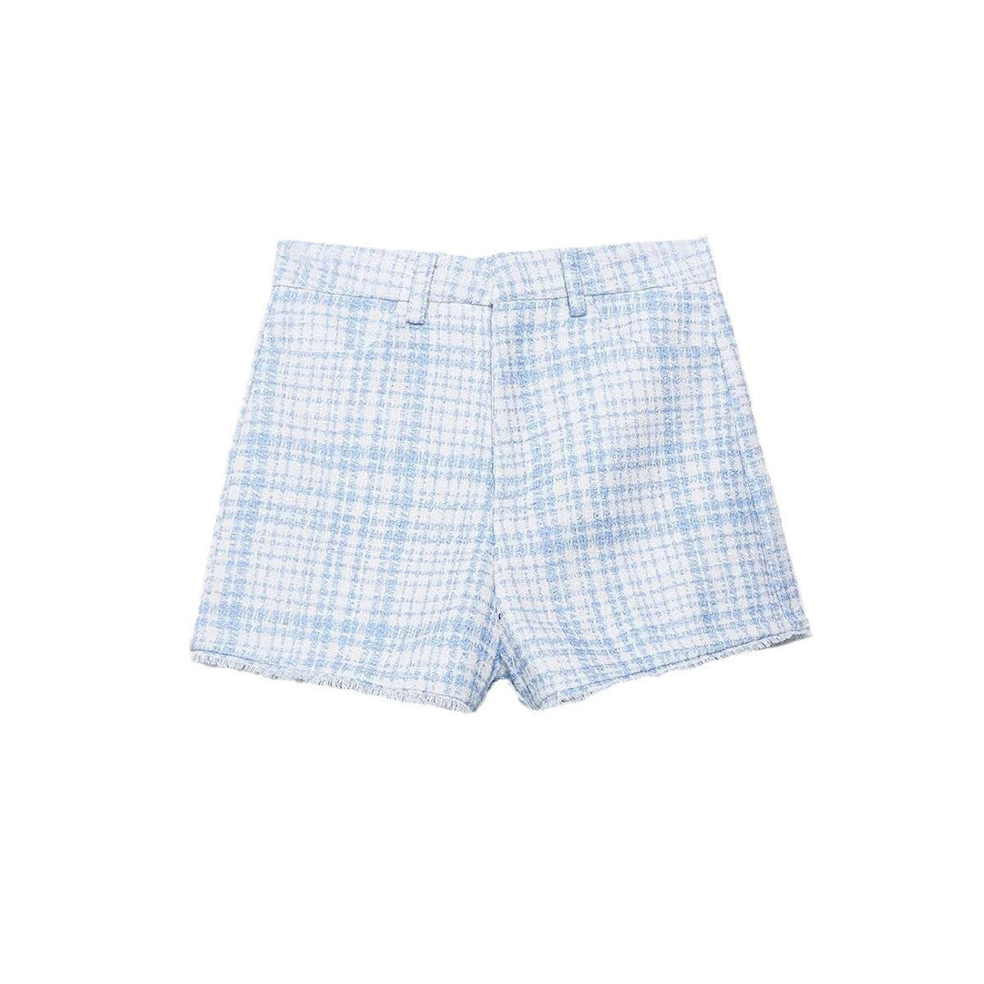 Stilla | Chic Tekstureret Casual Blazer Shorts Sæt