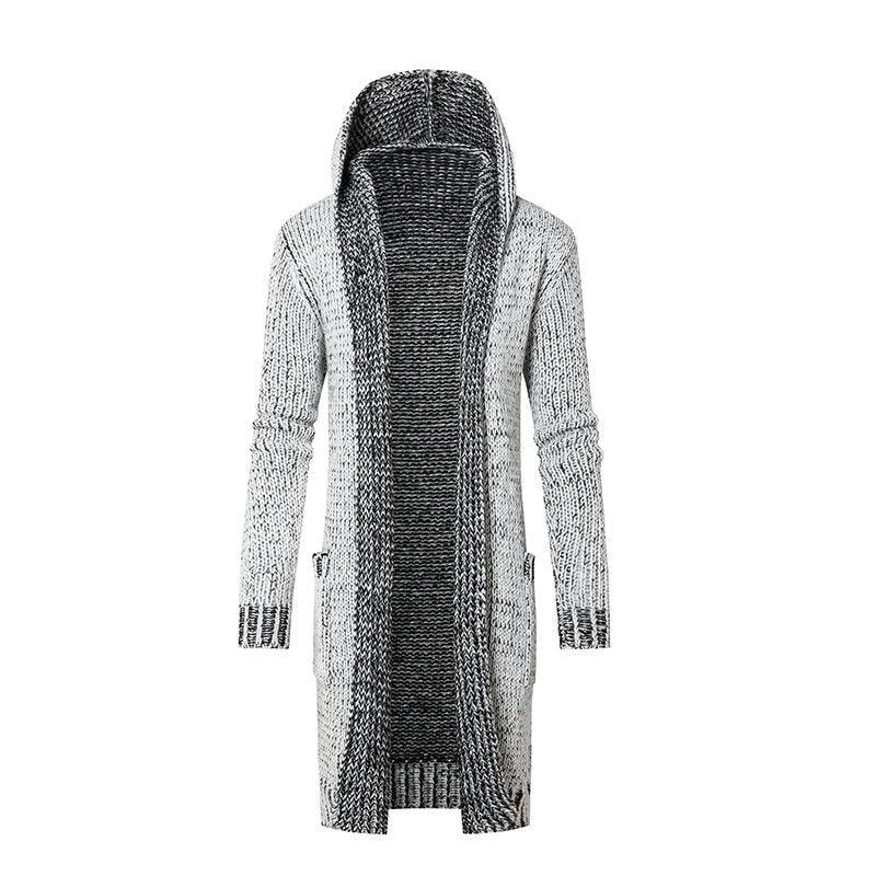 Femme Cozy Strikcardigan med hætte Stilla