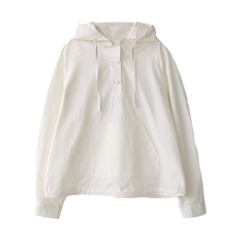 Kvinders casual hoodie bluse med innovativ skæring Stilla