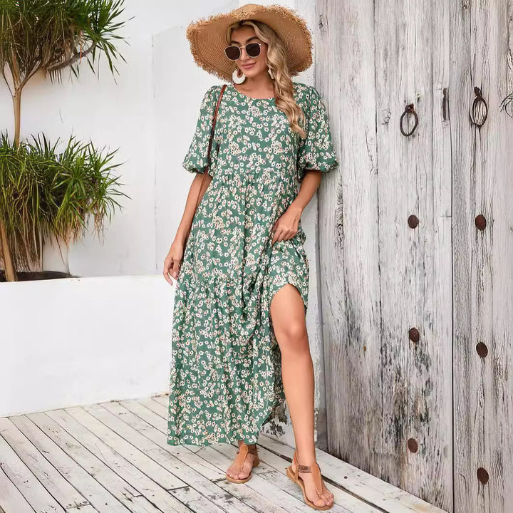 Dame Maxi Kjole i Boho Stil Stilla