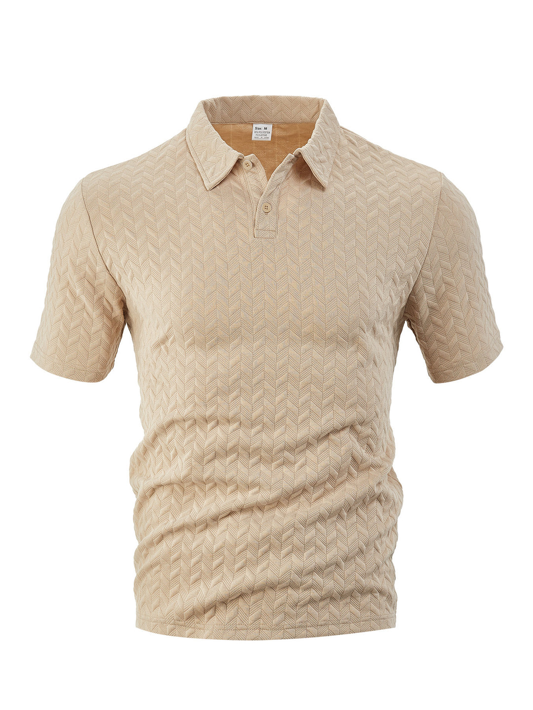 Herrer Poloshirt med struktureret overflade og moderne snit Stilla