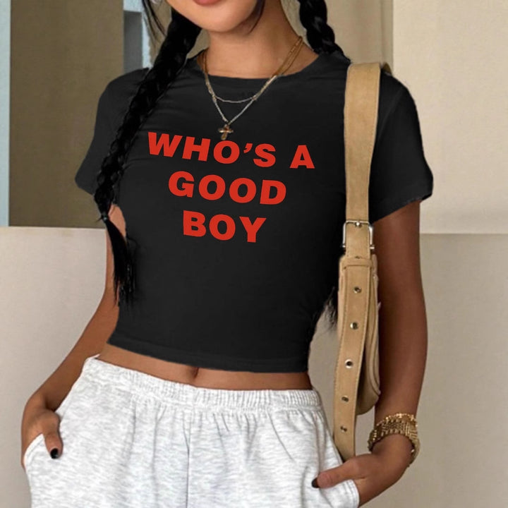Dame Figurtilpasset T-shirt med statement Hoodie Skovae