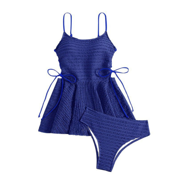 Damer Tankini med elegant rynkning Skovae