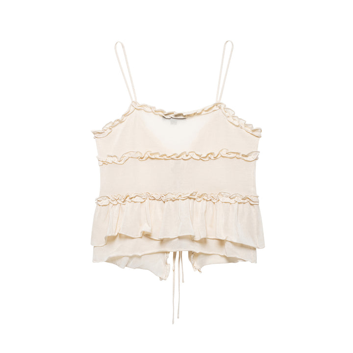 Femme Ruffles Lag Cami Top Stilla
