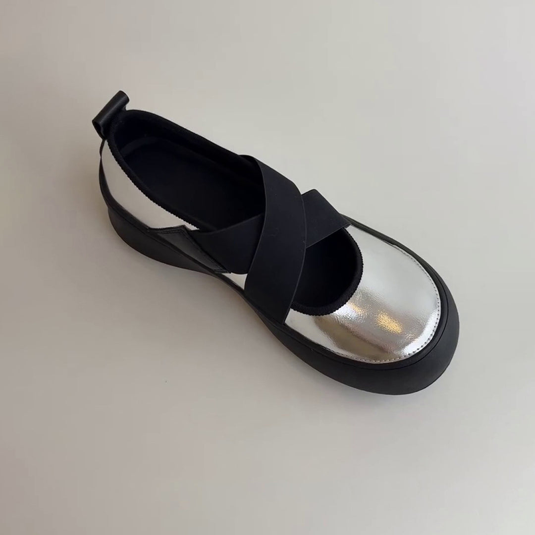 Dame Elegant Krydsrem Fritidssko Stilla