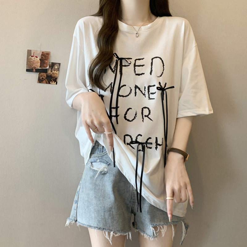Femme Casual Statement Grafik Tee Stilla