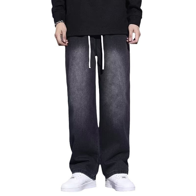 Herre afslappede Relaxed Fit jeans med moderne snit og elastisk bånd Stilla