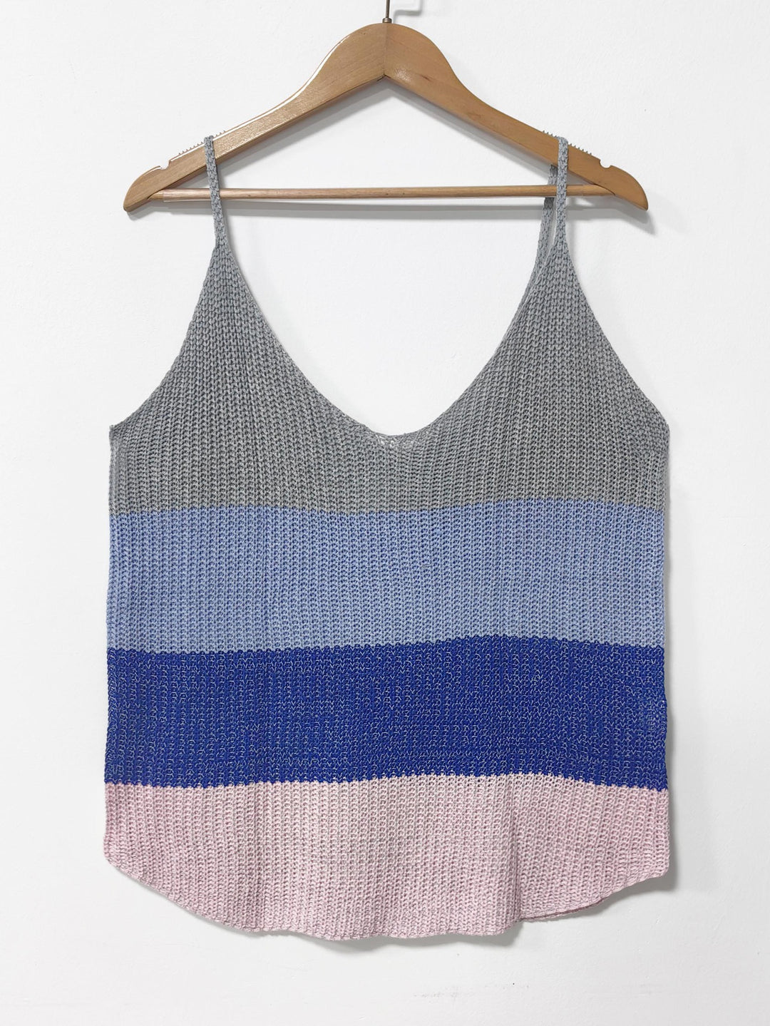 Dame Striber Strik Let Tanktop Stilla