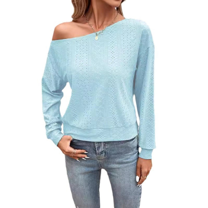 Dame Finstrikpullover Stilla
