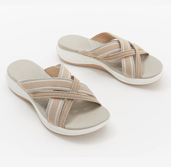 Dame komfort-sandaler med justerbare stropper og ergonomisk fodseng Stilla