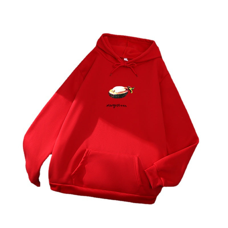 Kvinder hoodie med frugtig vandmelon motiv Stilla