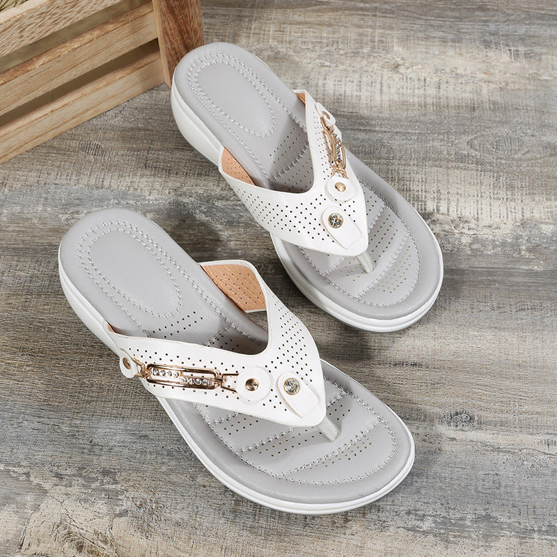Dame Komfortable Flip-Flop-Sandaler med ergonomisk sål og legende design Stilla