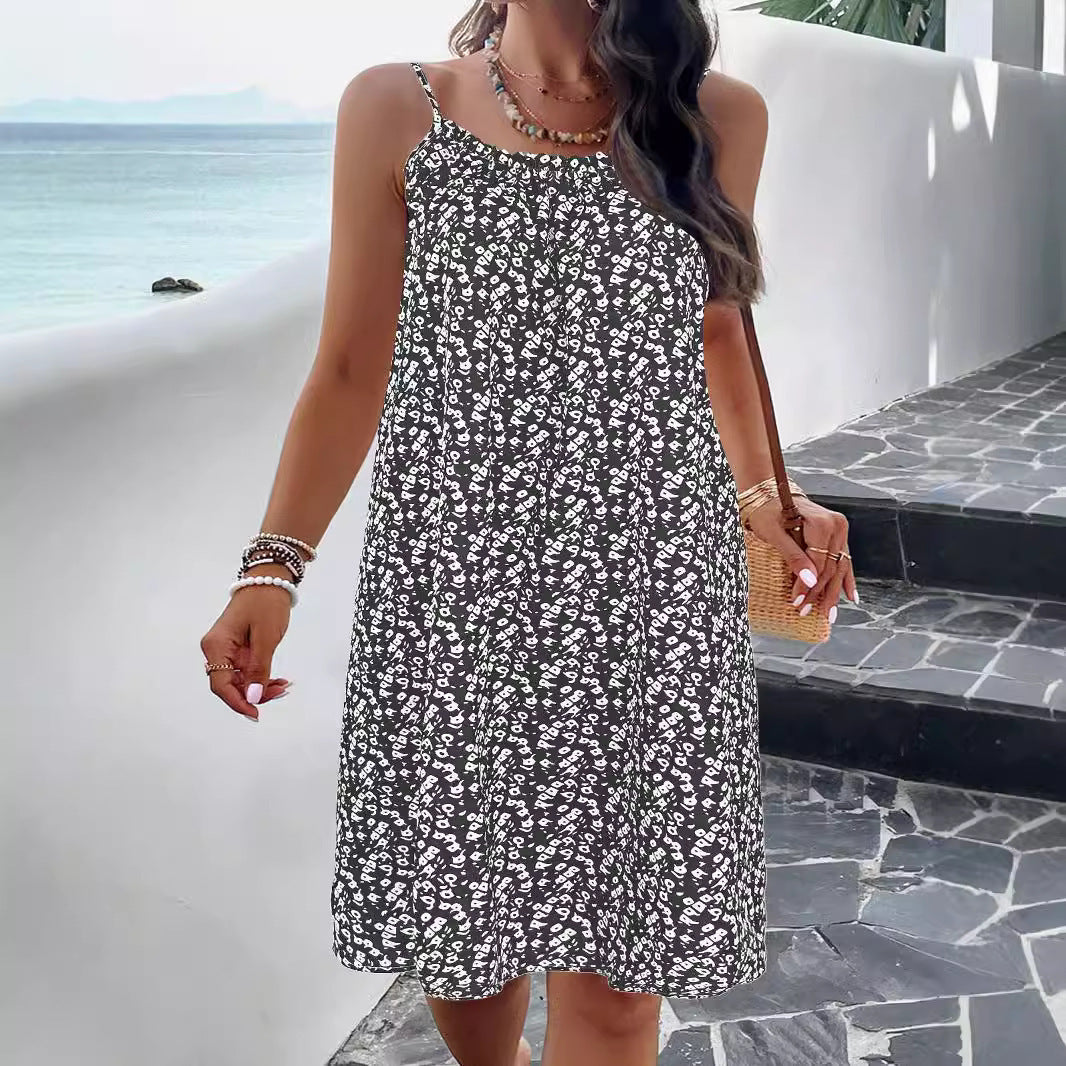 Dame Casual Loose Sommerkjole Stilla
