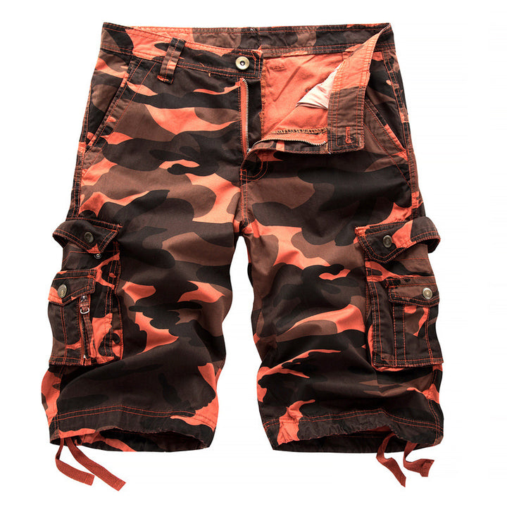 Herrer cargo shorts med multifunktionslomme-design Stilla