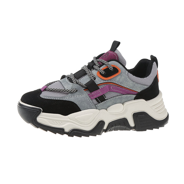 Dame Chunky Sneakers med åndbart overmateriale og dæmpende sål Stilla