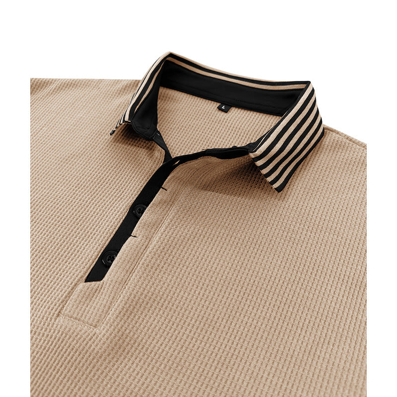 Herrer polo shirt med struktureret design og åndbare egenskaber Stilla