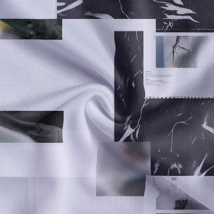 Herre poloshirt med moderne kreativ grafisk tryk Stilla