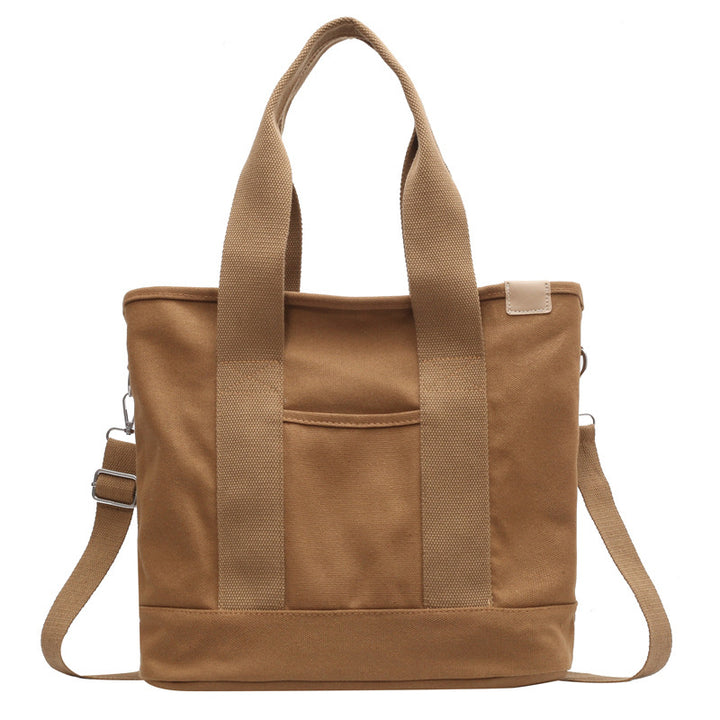 Femme Multifunktionel Canvas Transporttaske Stilla