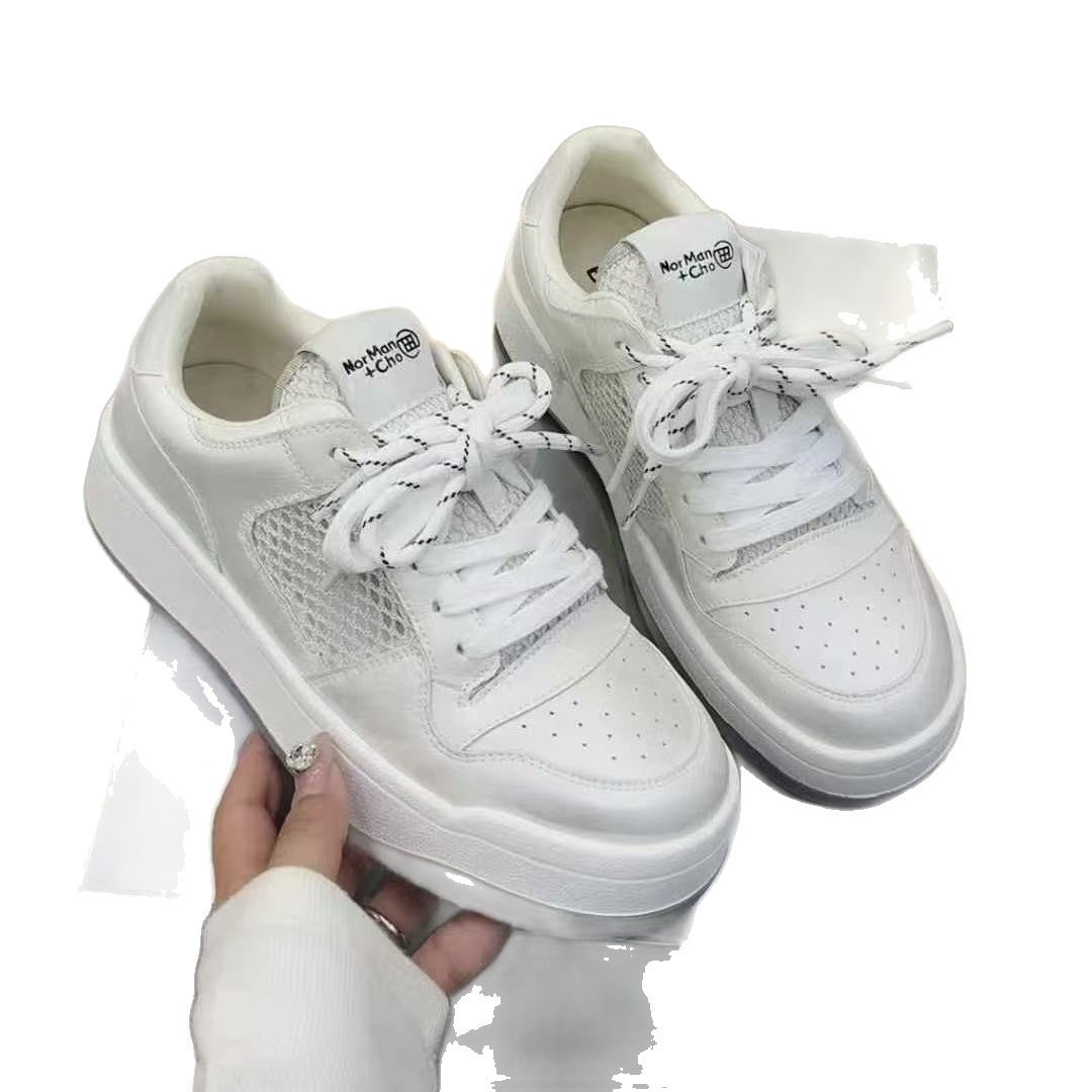 Dame sneakers i det urbane minimalistiske design med åndbare mesh-indsatser og skridsikker sål Stilla