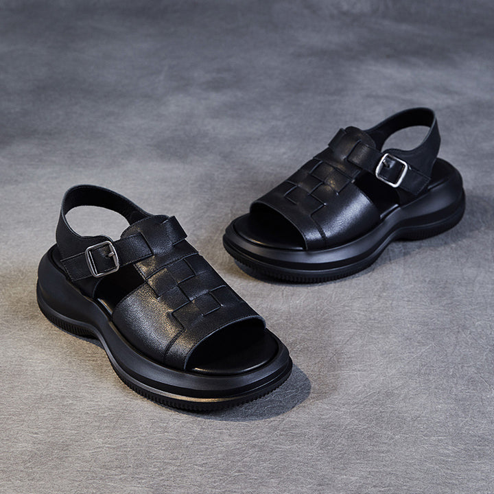 Herrer Contemporary Woven Slide Sandaler Stilla