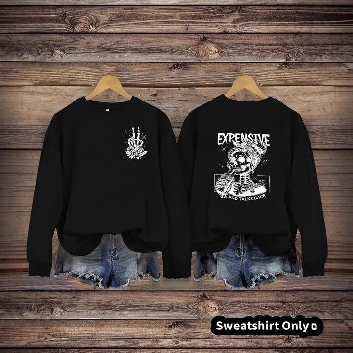 Kvinders sweatshirts med kreativt design og afslappet pasform Stilla