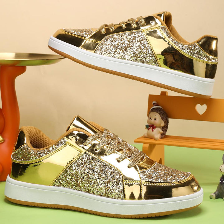 Dame Glitrende Sneakers Stilla