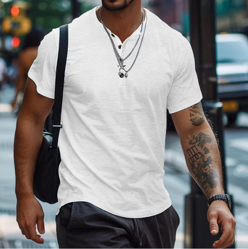 Herrer Casual Finstrik Polo Skjorte Stilla
