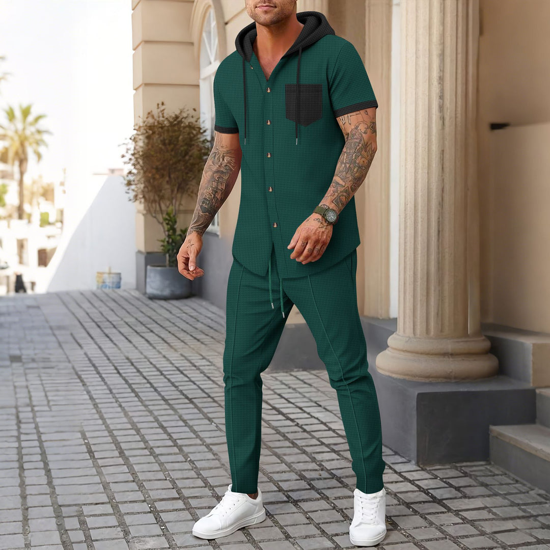 Herrer Sportsligt Fritidsoutfit Stilla