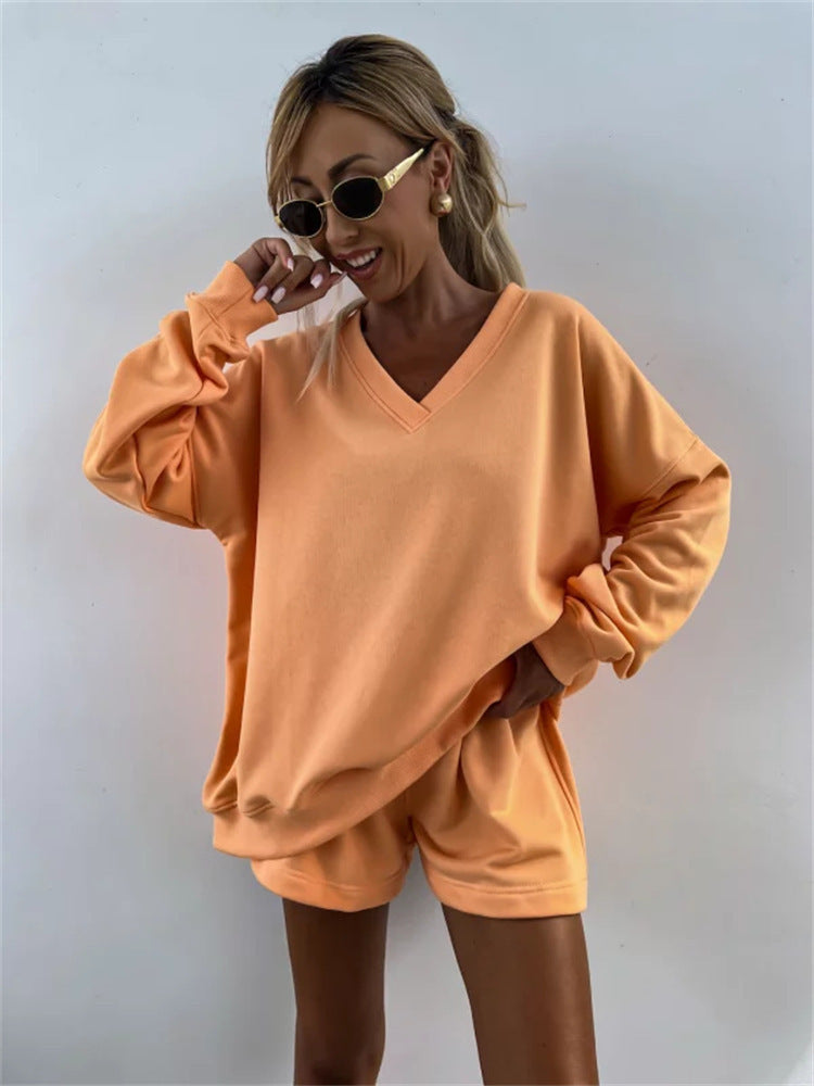 Stilla | Casual Loose Top Sports Shorts Sæt