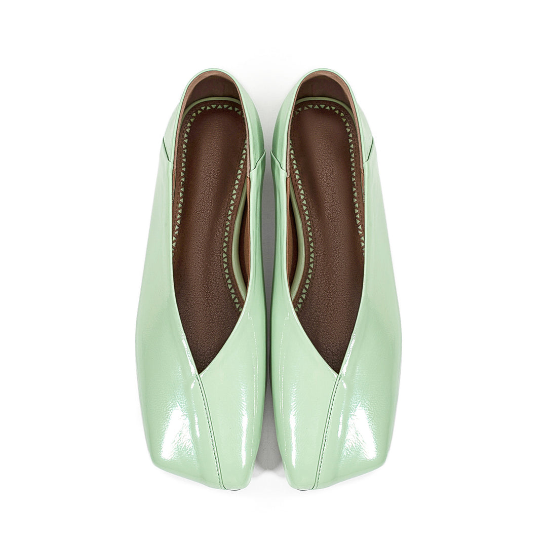 Femme Stilfulde Kvadratåede Ballerinas Stilla