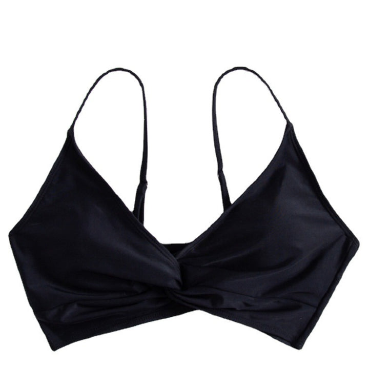 Dame Bandeau-bikini-top med elegant knudedesign Skovae