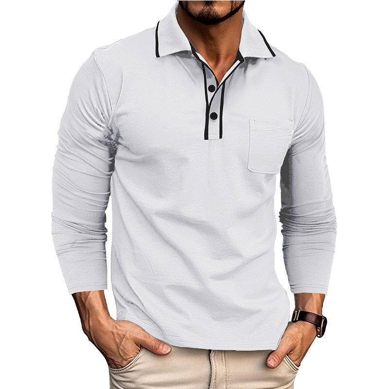 Herrer Langærmet Polo Shirt Stilla
