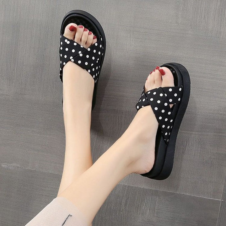 Dame Plateau-sandaler med trendy rem-design og moderne polstring Stilla