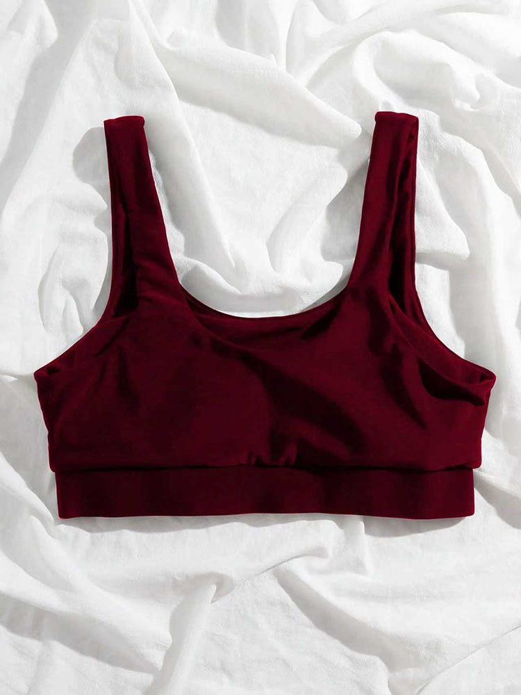Dame Sporty Crop-Top BH Skovae
