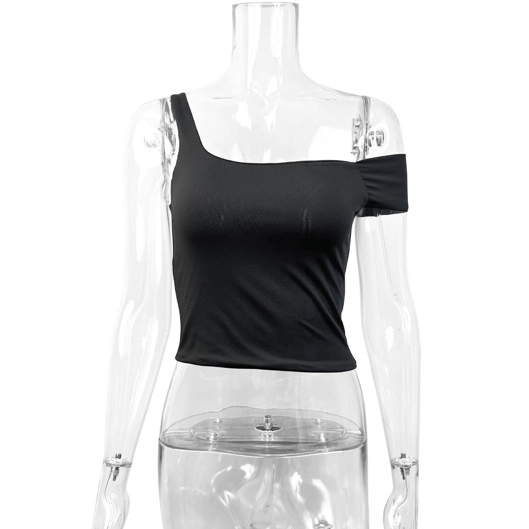 Damer Off-Shoulder Kroptop med tætsiddende pasform Skovae