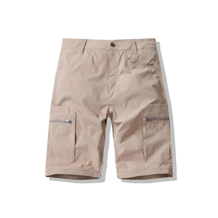 Herrer Funktions-Cargoshorts med praktiske lynlåslommer Stilla