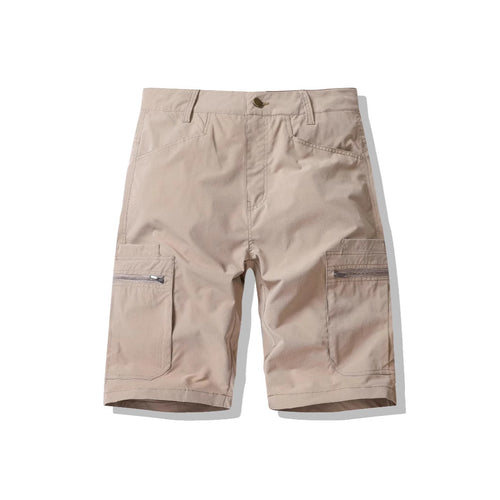 Herrer Funktions-Cargoshorts med praktiske lynlåslommer Stilla