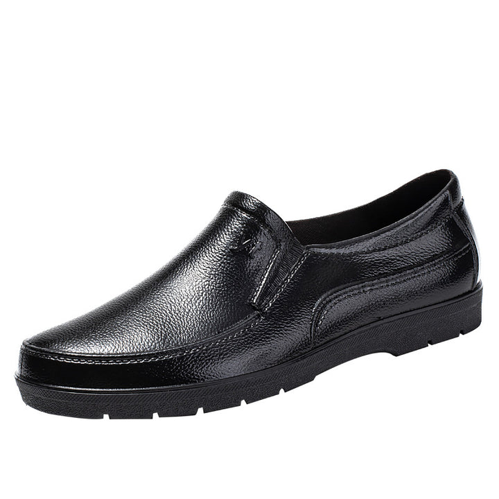 Herre elegante og komfortable slippers i læder med skridsikker sål Stilla