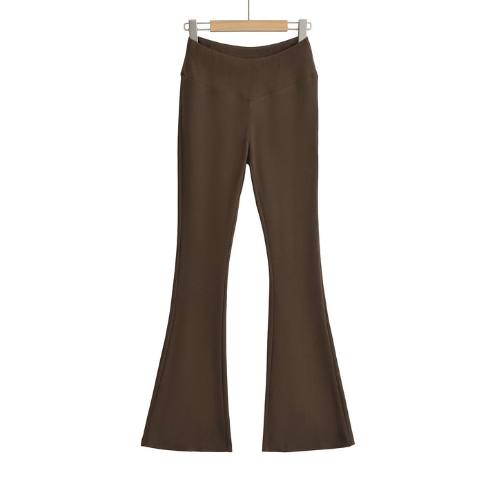 Dame Flared leggings med høj talje og elastisk materialeblanding Stilla