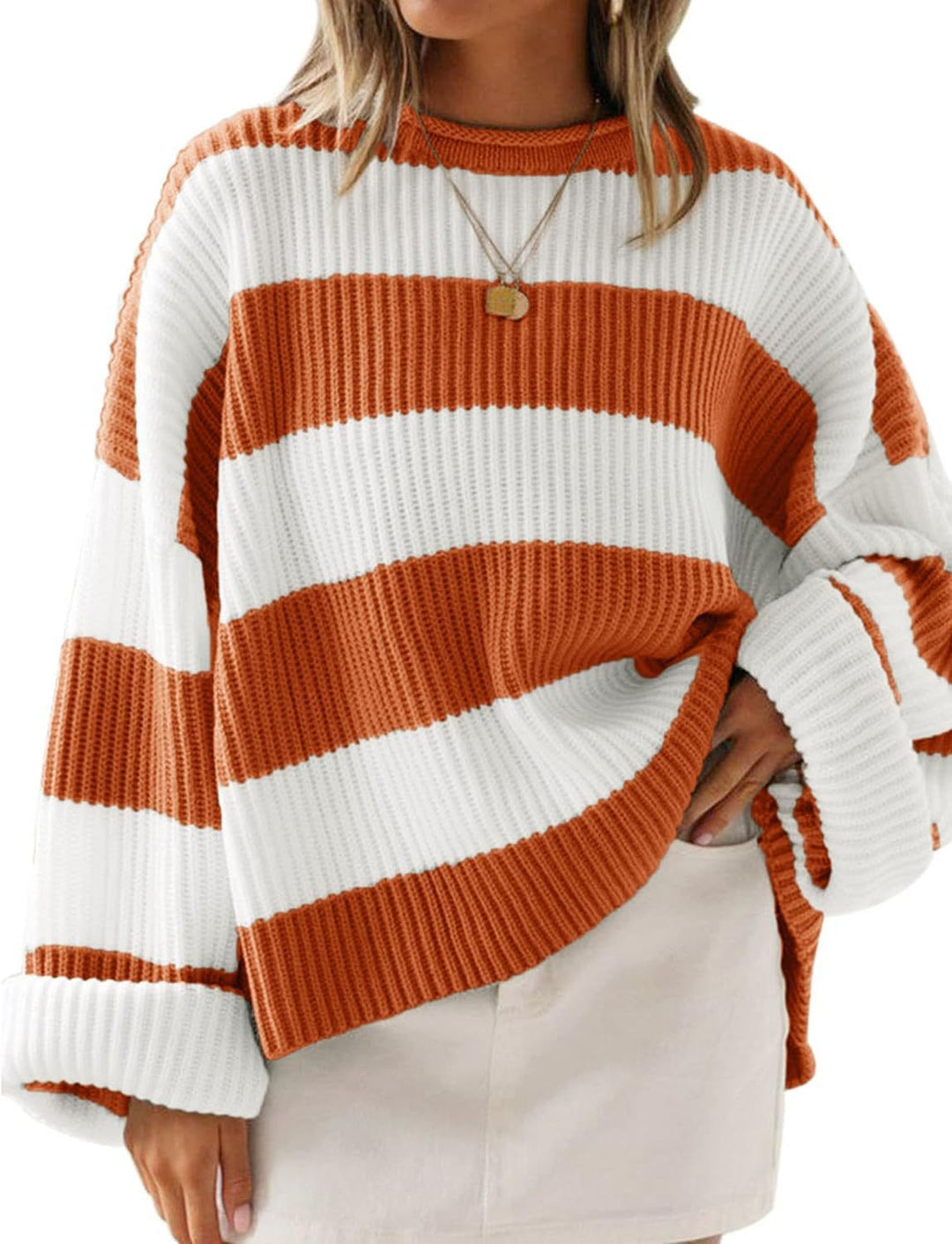 Dame elegant oversized pullover Stilla