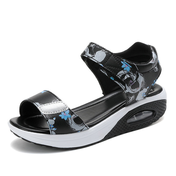Dame blomster-designet komfort sandaler Stilla