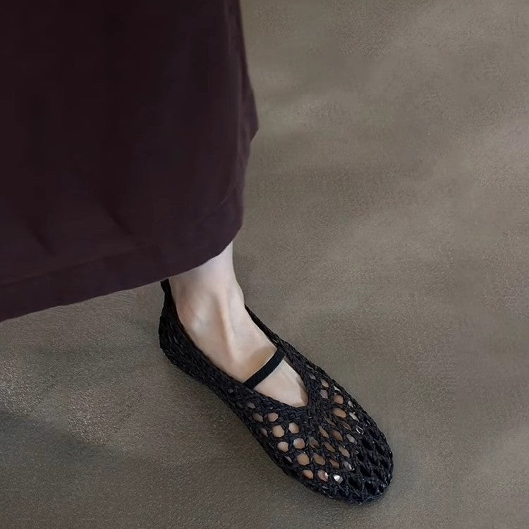 Dame Stilfulde Vævede Slippers Stilla