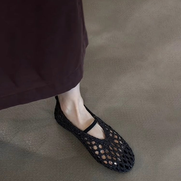 Dame Stilfulde Vævede Slippers Stilla