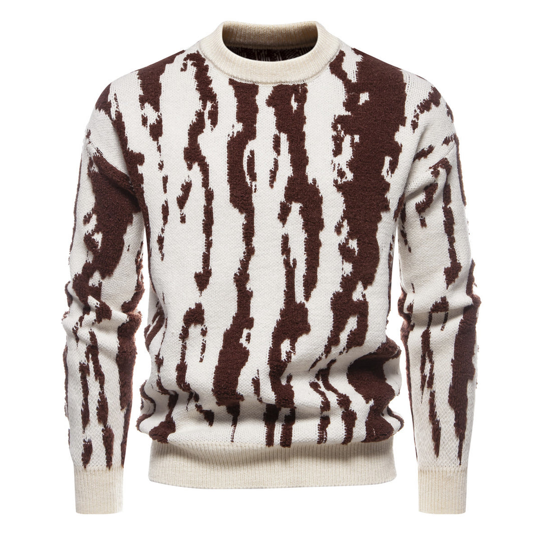 Herre Kunstnerisk Tekstureret Pullover Sweater Stilla