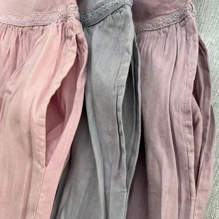 Dame Casual Shirt-Kjole i bomuld Stilla